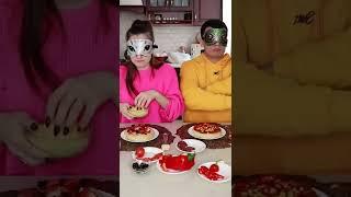 Two pizzas challenge by Secret Vlog #shorts