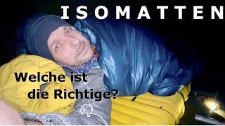 Isomatten Test - Von ultraleicht bis komfortabel  - ThermaRest, Alpin Loacker oder Decathlon