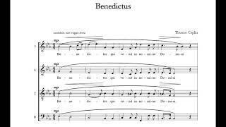 Benedictus (from "Sacrum") - Thomas Caplin. Available for mixed, men's and women's choir.