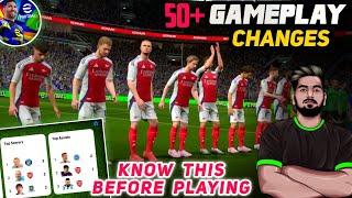 50+ New Gameplay Changes Of E-FOOTBALL 25 | Know This Before Playing | Full Gameplay Review