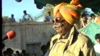 My grand father, Rana Chander Singh giving a speech in Mithi in the 1997 elections