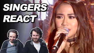 Singers React to Morissette Amon - Stone Cold | Reaction