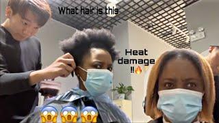 Black Girl Gets Hair Done (Dyed) In China  | Shocking Results |