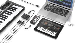 iRig MIDI 2 Universal MIDI interface for iPhone, iPod touch, iPad and Mac/PC