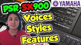 Yamaha PSR-SX900 Official Voices, Styles & Features!