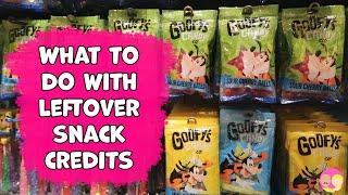 What To Do With Leftover Snack Credits On The Disney Dining Plan!