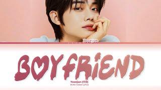 TXT Yeonjun Boyfriend Lyrics (Color coded Lyrics) OST