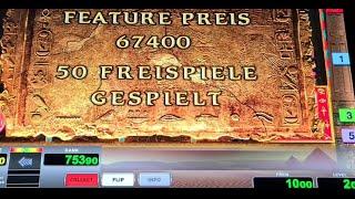 50 Freispiele auf 2€ Book of Ra Deluxe Novoline Spielothek Geht ab 