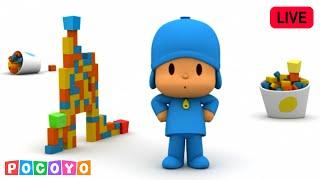  LIVE: COLORS + SHAPES! The BEST Learning Episodes of Pocoyo | Pocoyo English | Cartoons for Kids