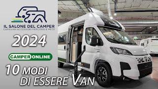 10 modi di essere Van dal Salone del Camper 2024