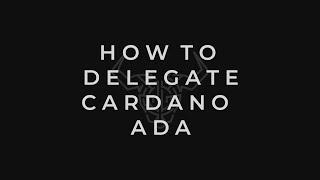 How Delegate Cardano ADA Stake with Black Box Pool [BLKBX]