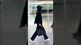 #zhaoliying leaving to attend the Singapore International Film Festival