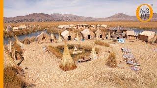 Uros Islands on Lake Titicaca: life on a floating island for Peruvian Indians