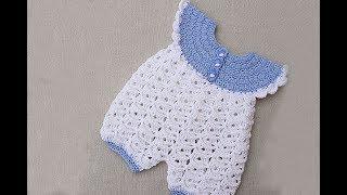 Baby rompers crochet very easy . Majovel crochet