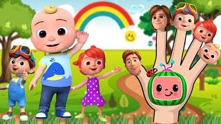 Cocomelon Finger Family Songs | Bee Baby Nursery Rhymes & Kids Songs