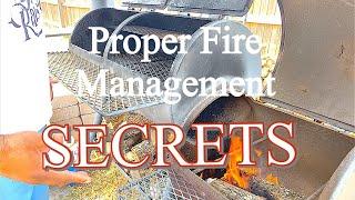 MY (SECRETS) To Proper Fire Management on a Offset Smoker.