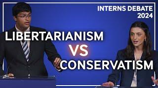 Interns Debate: Conservatism vs. Libertarianism