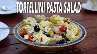Tortellini Pasta Salad With Macadamia Pesto Vinaigrette