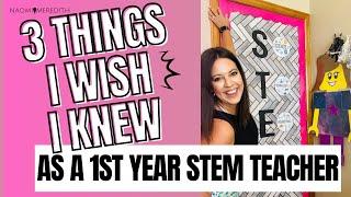 3 Things I Wish I Knew as a 1st Year STEM Teacher, Elementary STEM Coach Podcast Ep. 107