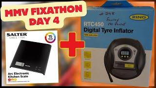 MMV November 2024 Fixathon Day 4 - Salter Weighing Scales & Ring Tyre Inflator