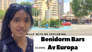 Benidorm Bars/Cafe along Avenida Europa: Is there any? #benidormtoday #benidorm2023