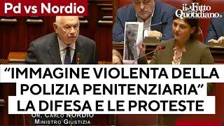 Scontro Pd-Nordio: "Immagine violenta della polizia penitenziaria". La difesa imbarazzante