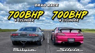 CERTIFIED SENDERS.. 700HP NISSAN S14 vs 700HP NISSAN SILVIA S15