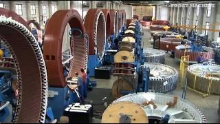 Inside Giant Electric Motor & Wind Turbine Factory. Other Production Process & CNC Machine Working