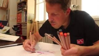 Caran d'Ache Luminance Pencil Demonstration