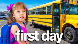 Our Daughter's First Day Of School *emotional*