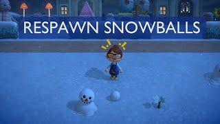 ACNH Little Tips 9: Respawn Your Snowballs!