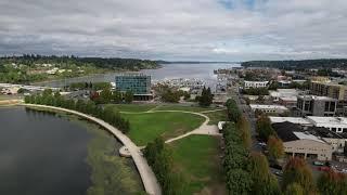 Drone Video of Budd Inlet in Olympia WA