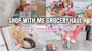 SHOP WITH ME GROCERY HAUL | ALDI HAUL AND MEAL PLAN