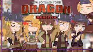 (  ) FULL VERSION | How to train your dragon react to Hiccup | httyd | Starzy Eeech