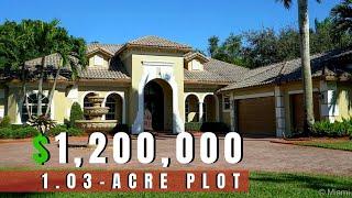 Tour a $1,200,00 MIAMI ESTATE HOME | Florida Luxury Houses for Sale