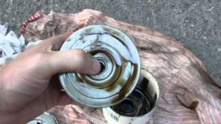 Масляный фильтр Mann W 920/21 изнутри.