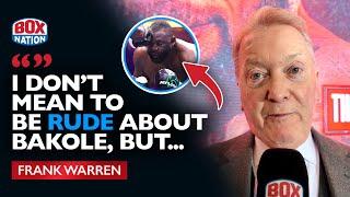 Frank Warren Brutally Honest On Martin Bakole & Rages At Adam Catterall