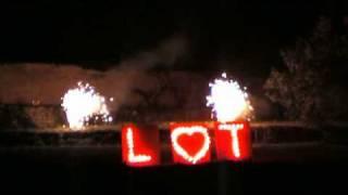 Hochzeitsfeuerwerk 24.10.2009 Schloss Weitenburg Starzach bei Stuttgart