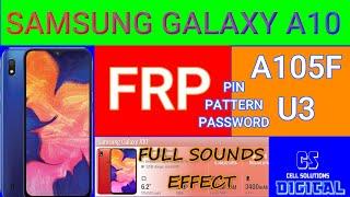 Samsung Galaxy A10, A105F U3 FRP Bypass, Factory Reset by Cell Solutions