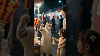 #cat  "The quietest stall in the night market sells the sweetest treats."