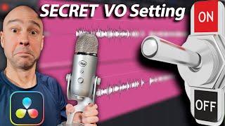 The VOICEOVER Setting You DON’T Know About in DaVinci Resolve for CORRECT Audio Levels!