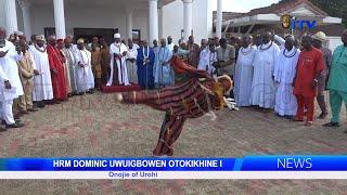 Esan Traditional Ruler Visits Oba Of Benin, Solicits For 2024 Governorship Position