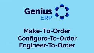 Custom Manufacturing Process by Genius ERP | Genius ERP