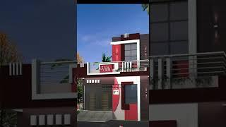 Small house elevation design in shorts by D K 3D Home Design Video No.2582
