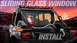 How To Install the Tusk Sliding Glass Rear Window | Kawasaki  KRX4 1000