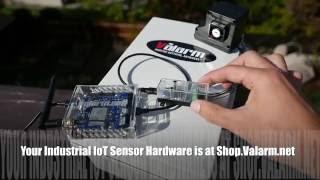 Valarm Tools Cloud + Alphasense OPC-N2 PM Sensors for Industrial IoT + Remote Air Quality Monitoring