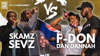 SKAMZ & SEVZ vs F-DON & DAN DANNAH | PenGame Rap Battle 2024