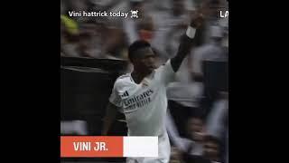 Vini hattrick today️#realmadrid #vinicius#hattrick #brazil #laliga