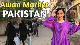 Pakistan - Virtual Walking tour of Awan Market, Rawalpindi Pakistan 4K