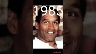 OJ Simpson over the years 1952-2024 evolution #shorts